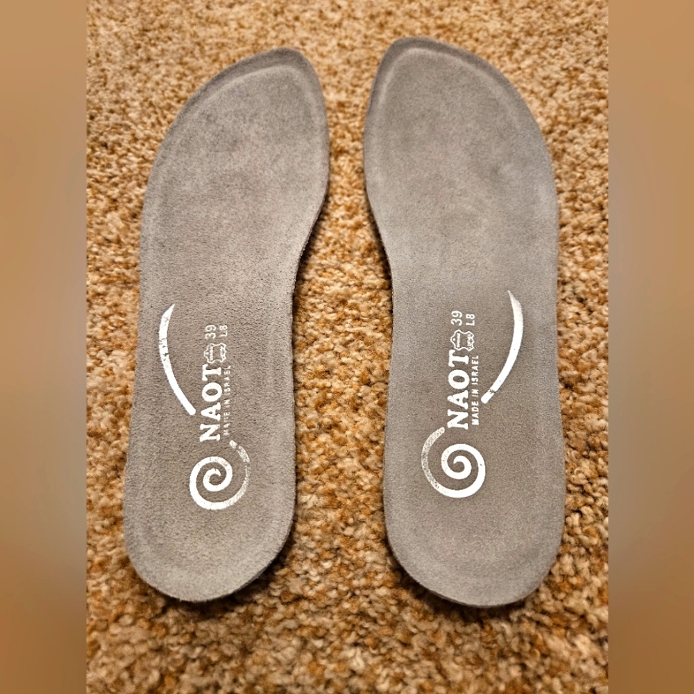 Naot Cork inserts/footbed size 39
